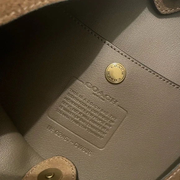 Coach Brooklyn 39 Cedar Suede Bag - Picture 4 of 5